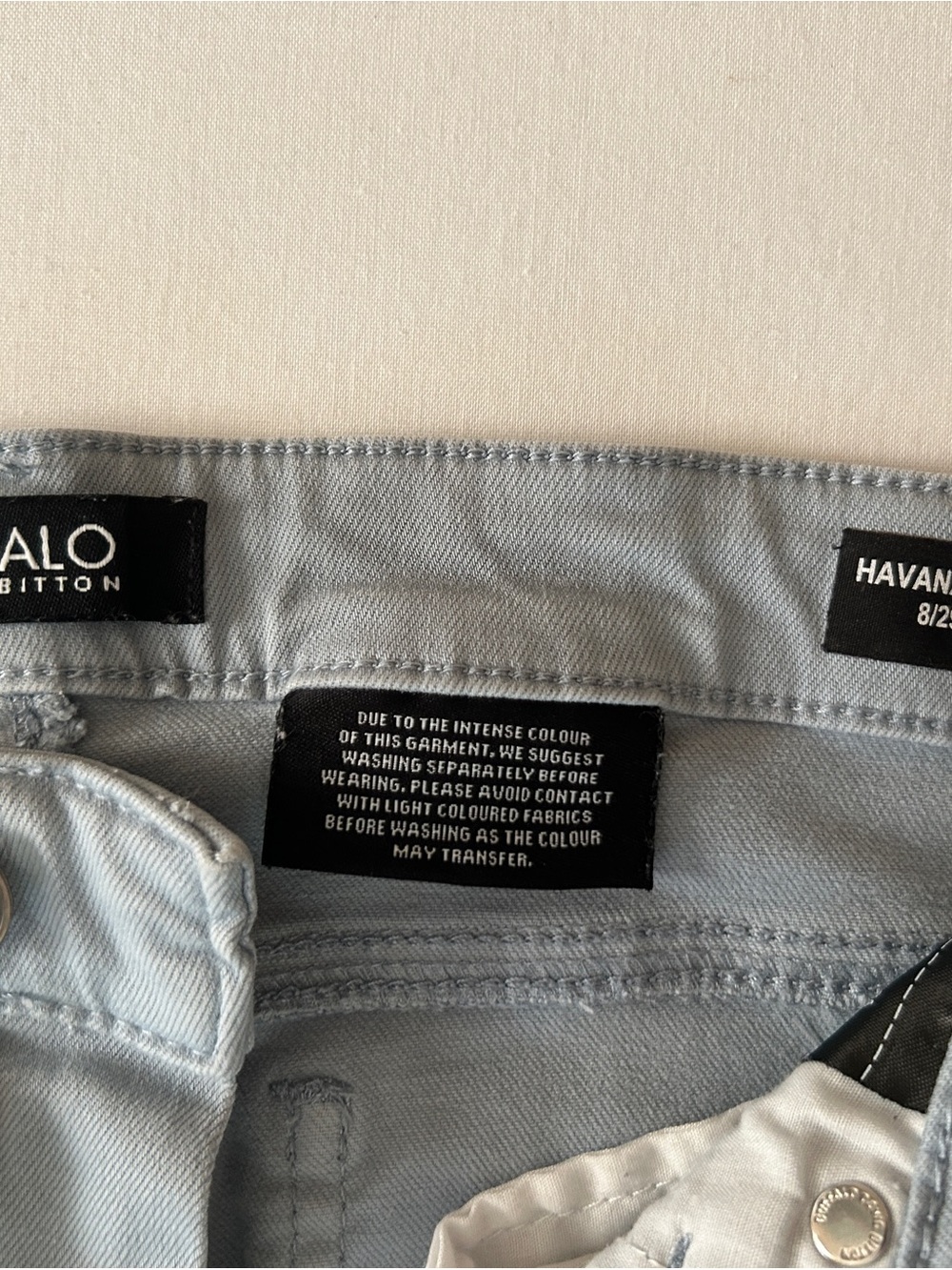 Buffalo High-Rise Slim Jeans in powder blue - Picture 5 of 7
